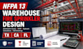 tx ca fl nfpa13 warehouse distribution center fire sprinkler design