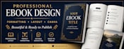 design and format a professional ebook in canva