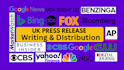 write, distribute UK press release UK press release distribution PR distribution