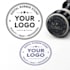 design digital rubber , circular , stamp , circle , round logo