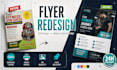 redesign your flyer into a modern editable canva design