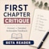 critique your first chapter and provide actionable feedback