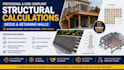 residential structural engineering calculation deck and retaining wall analysis