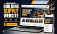 design building material website construction website  building supply website