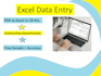 do fast PDF to excel error free data entry