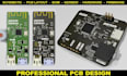 create,review professional pcb design with detailed schematics, gerber file, bom