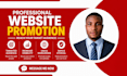 professionally promote your website to your target audience