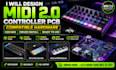 design midi 2 0 controller pcb compatible hardware usb midi driver install ready