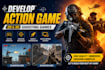 develop action game, 2d and 3d shooting games