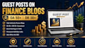 do guest posts on business and finance blogs