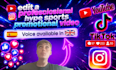 edit a professional hype sports, promotional video