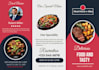 design a food trifold brochure