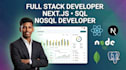 build a full stack web app using next js, sql, and nosql