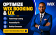 optimize wix booking pages image loading accessibility conversion focused design