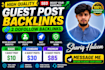 provide high quality guest post and backlinks