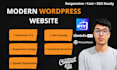 design a modern iptv website with wordpress and elementor