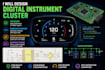design digital instrument cluster pcb, embedded firmware, can bus and schematic