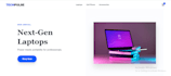 build a responsive nextjs landing page