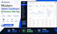 build a responsive admin dashboard or business web app