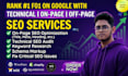 do technical and on page SEO for wordpress and shopify