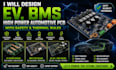 design ev, bms, high power automotive pcb with safety and thermal rules