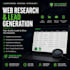 do manual web research, company research and data collection