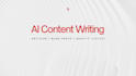 write ai content, articles and blog posts