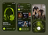develop music streaming app, ai music player, UI UX with panel