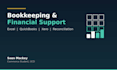 do bookkeeping, financial planning, and excel financial modeling