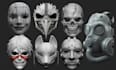 do cosplay helmet, 3d printable model, cosplay prop, 3d cosplay, custom mask
