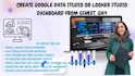 create google data studio or looker studio dashboard from gsheet, ga4