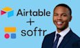 build airtable automation, airtable database, airtable crm, softr, softr web app