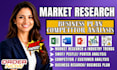 do market research, business swot and market analysis, internet and web research