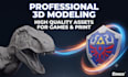 create 3d character models in blender