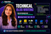 write SEO technical blog posts for saas and software companies