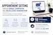 do appointment setting through email campaign and sales lead generation