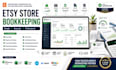 do quickbooks online bookkeeping data entry for shopify amazon etsy ecommerce