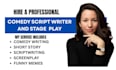 ghostwrite, edit comedy standup joke punch up, witty script, online funny