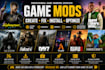 create fix gta 5 skyrim fallout 4 mods dayz mod cyberpunk 2077 rdr2 xbox arma