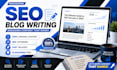 write SEO blog articles and website content that rank
