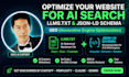 create llms txt and json ld schema for GEO ai search