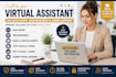 be your virtual assistant for data entry web research and admin tasks