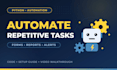 build a python automation bot, browser automation and excel automation