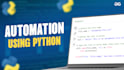 build a python automation bot and automate your repetitive tasks