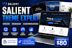 customize, design, redesign your wordpress website using salient theme