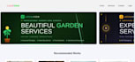 build a responsive react js website, landing page