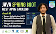 build secure rest api and backend in java spring boot
