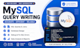 write sql queries for assignments, projects, and databases