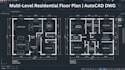 design a residential floor plan cad drawing constraint based layout