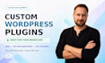 develop a custom wordpress plugin